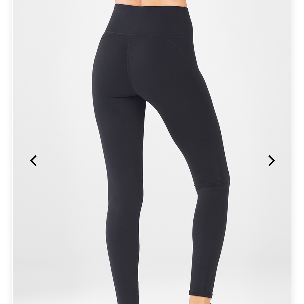 Fabletics Black Powerhold High Waisted Leggings